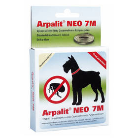 Aveflor Arpalit Neo 7M obojek antiparazitární 66cm, pro psy - bezbarvý