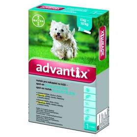 Bayer Advantix Spot On 1x1ml, pro střední psy 4-10kg