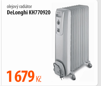 Olejový radiátor DeLonghi KH770920 bílý