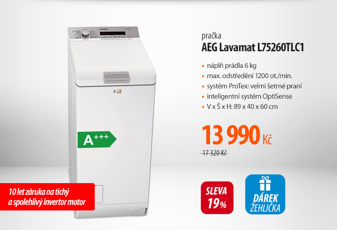 Automatická pračka AEG Lavamat L75260TLC1 bílá