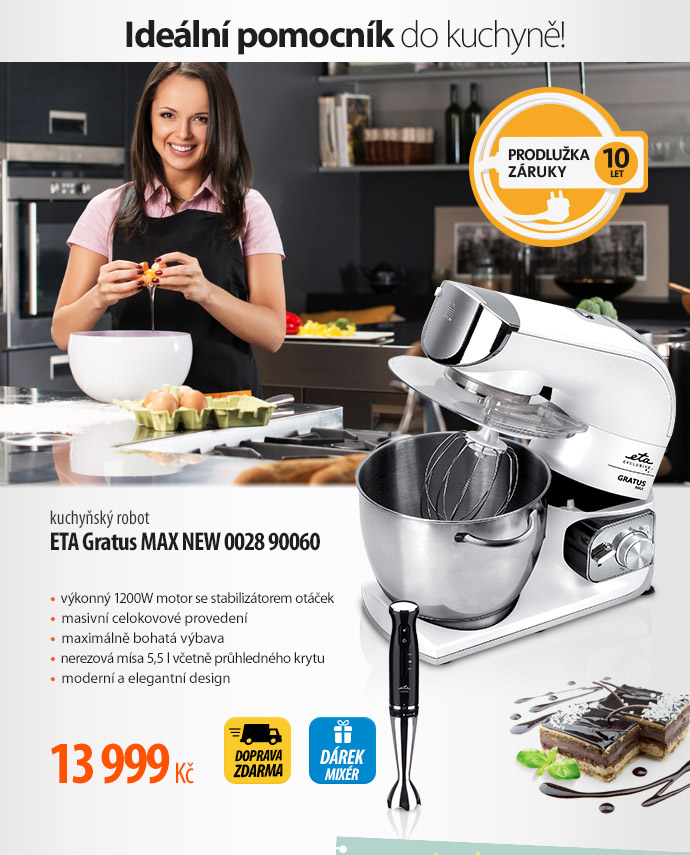Kuchyňský robot ETA Gratus MAX NEW 0028 90060 bílý