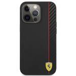 Obudowa dla telefonów komórkowych Ferrari Smooth and Carbon Effect na Apple iPhone 13 Pro Czarny