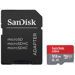 Karta pamięci SanDisk Ultra microSDXC 512GB (140R) A1 Class 10 UHS-I + SD Adapter (SDSQUAC-512G-GN6MA)