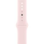 Pasek wymienny Apple 45mm světle růžový sportovní  - M/L (MT3V3ZM/A)