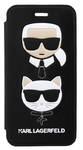 Pokrowiec na telefon Karl Lagerfeld Choupette Book na iPhone 7/8 (KLFLBKI8KICKC) Czarne