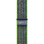 Pasek wymienny Apple 41mm jasně zelený/modrý provlékací sportovní  Nike (MTL03ZM/A)
