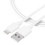 Kabel Tactical Smooth Thread USB-A/Lightning, 0,3 m Biały
