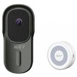 Bell Wireless iGET HOME Doorbell DS1 + Chime CHS1 (DS1 Anthracite + CHS1 White) Szary 