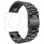 Pasek wymienny WG na Apple Watch, kovový pletený + adapter 42/44/45 mm (9152) Czarny