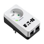 Listwa zasilająca Eaton Protection Box 1 Tel@ FR, 1 výstup 16A (PB1TF) Czarna/Biała