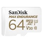 Karta pamięci SanDisk MAX ENDURANCE microSDHC 64 GB + adaptér (SDSQQVR-064G-GN6IA)