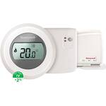 Kompletny zestaw Honeywell Evohome Round Home Connected pro topení (T87RF2025+BDR91A1000+RFG100) (Y87RFC2074) Biała