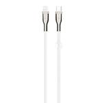 Kabel FIXED USB-C/Lightning s podporou PD, MFI, 1,2m (FIXDB-CL12-WH) Biały