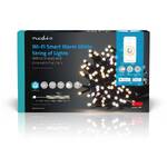 Christmas Lights Nedis SmartLife LED, Wi-Fi, Teplá bílá, 100 LED, 10 m, Android / IOS (WIFILX01W100)