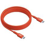 Kabel Club3D USB-C/USB-C PD 240W, 2m (CAC-1573) Pomarańczowy
