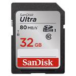 Karta pamięci SanDisk SDHC Ultra 32GB UHS-I U1 (80R/10W) (SDSDUNC-032G-GN6IN)