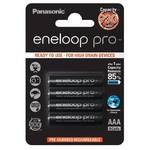 Bateria Ładowanie Panasonic Eneloop Pro AAA, HR03, 930mAh, Ni-MH, blistr 4ks (BK-4HCDE/4BE)