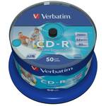 Dysk Verbatim Printable CD-R DLP 700MB/80min, 52x, 50-cake (43438)