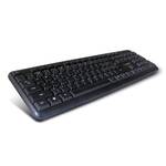 Klawiatura C-Tech KB-102 USB slim, CZ/SK (KB-102-U-BL) Czarna