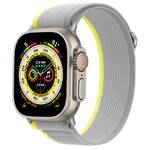 Pasek wymienny CubeNest Trail Loop na Apple Watch 42/44/45/Ultra 49 mm (B02N9L01) Szary /Żółty