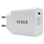 Ładowarka sieciowa Tesla Power Charger T100, USB-C PD 3.0, 20 W (8595689802288) Biała