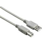 Kabel Hama USB 2.0 typ A-B, 1,5 m (200900) Szary 
