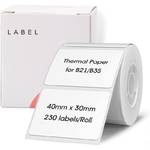 Papierowa taśma ciągła Niimbot R 40x30mm 230ks pro B21 (A2A88608401) Biały