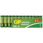 Bateria cynkowo węglowe GP Greencell AA (R6), 12 ks (B1220F)