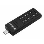 Pendrive, pamięć USB Verbatim Keypad Secure, 64GB, USB-C (49431) Czarny