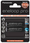 Bateria Ładowanie Panasonic Eneloop Pro AA, HR06, 2500mAh, Ni-MH, blistr 2ks (BK-3HCDE/2BE)