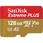 Karta pamięci SanDisk Micro SDHC Extreme Plus 128GB UHS-I U3 (200R/90W) + adapter (SDSQXBD-128G-GN6MA)