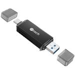 Czytnik kart pamięci C-Tech UCR-02-AL, USB 3.0/USB-C, SD/micro SD (UCR-02-AL)
