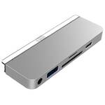 Hub USB HyperDrive 6-in-1 USB-C Hub pro iPad Pro (HY-HD319-SILVER) Srebrny