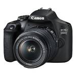 Aparat cyfrowy Canon EOS 2000D + 18-55 IS II + 50 f/1.8 STM (2728C022AA) Czarny
