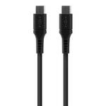 Kabel FIXED Liquid silicone USB-C/USB-C s podporou PD, 60W, 2m (FIXDLS-CC2-BK) Czarny