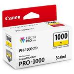 Tusz Canon PFI-1000 Y, 80 ml (0549C001) Żółta