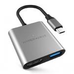 Hub USB HyperDrive USB-C/4K HDMI, USB 3.0, USB-C (HY-HD259A-GRAY) Szary 