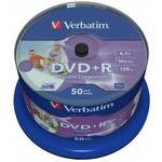 Dysk Verbatim Printable DVD+R 4,7GB, 16x, 50cake (43512)