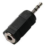 Redukcja GoGEN 2,5mm/3,5mm jack, stereo (JACKMF03) Czarna