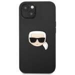 Obudowa dla telefonów komórkowych Karl Lagerfeld Leather Karl Head na Apple iPhone 13 (KLHCP13MPKMK) Czarne