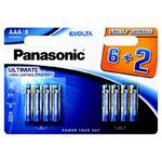 Baterie alkaliczne Panasonic Evolta AAA, LR03, blistr 6+2ks (LR03EGE/8BW 6+2F)