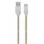 Kabel WG USB/USB-C, konopný, 2m (9970) Beżowy 