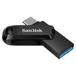Pendrive, pamięć USB SanDisk Ultra Dual Drive Go 256GB USB-C (SDDDC3-256G-G46) Czarny