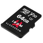 Karta pamięci Goodram MicroSDXC 64GB UHS I U3 + adaptér (IR-M3AA-0640R12)