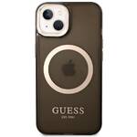 Obudowa dla telefonów komórkowych Guess Translucent MagSafe na Apple iPhone 14 (GUHMP14SHTCMK) Czarny