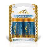 Baterie alkaliczne ETA PREMIUM ALKALINE D, LR20, blistr 2ks (R20PREM2)