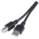 Kabel EMOS USB / USB-B, 2m Czarny