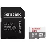 Karta pamięci SanDisk Micro SDHC Ultra Android 16GB UHS-I U1 (80R/20W) + adapter (SDSQUNS-016G-GN3MA)