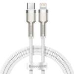 Kabel Baseus Cafule USB-C/Lightning PD 20W, 2m (CATLJK-B02) Biały