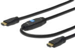 Kabel Digitus HDMI 1.4, 20m, ethernet, aktivní zesílení (AK-330118-200-S) Czarny